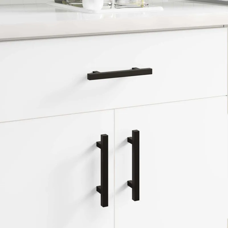 Spintelės rankena 2 pcs Juoda 150 x 12,3 x 35,2 mm