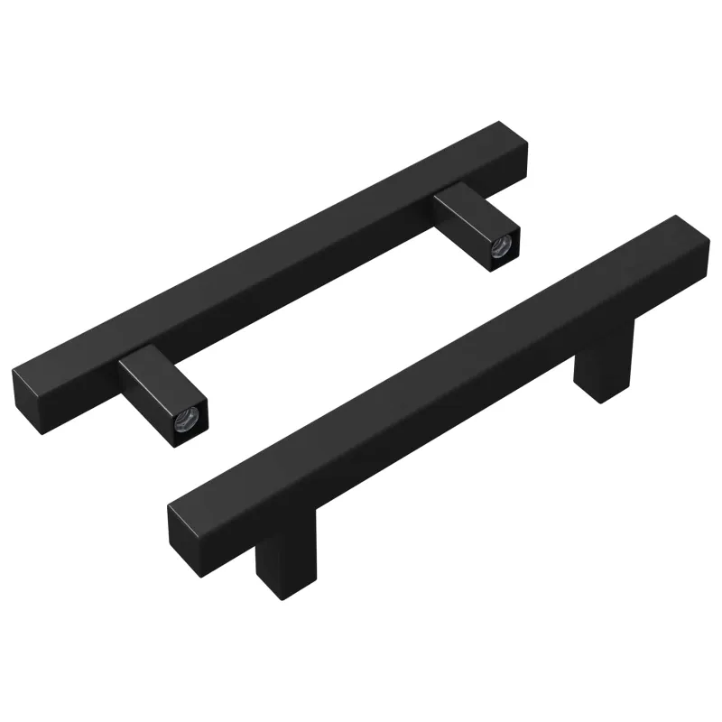 Spintelės rankena 2 pcs Juoda 150 x 12,3 x 35,2 mm