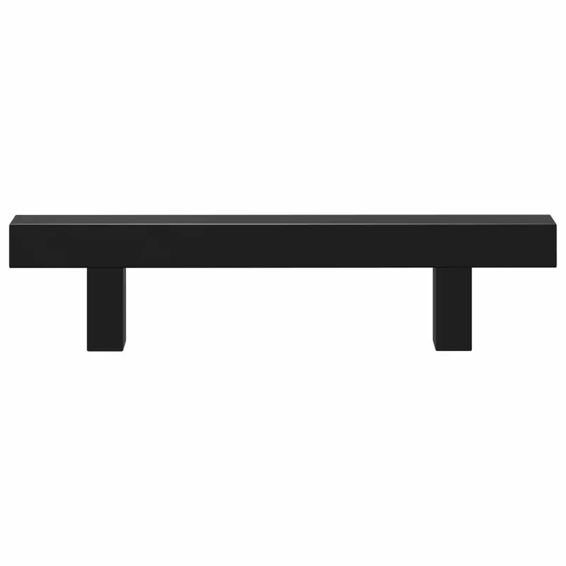 Spintelės rankena 12 pcs Juoda 150 x 12,3 x 35,2 mm