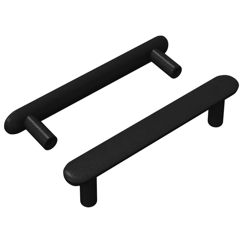 Spintelės rankena 2 pcs Juoda 121 x 16.6 x 28.3 mm Geležis