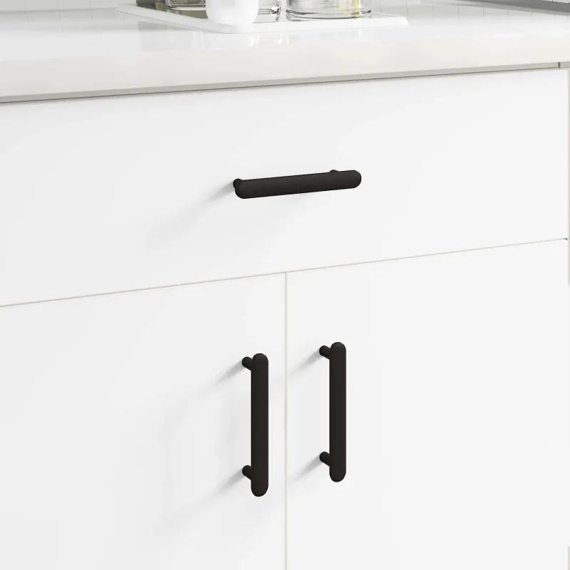 Spintelės rankena 474 pcs Juoda 121 x 16.6 x 28.3 mm Geležis