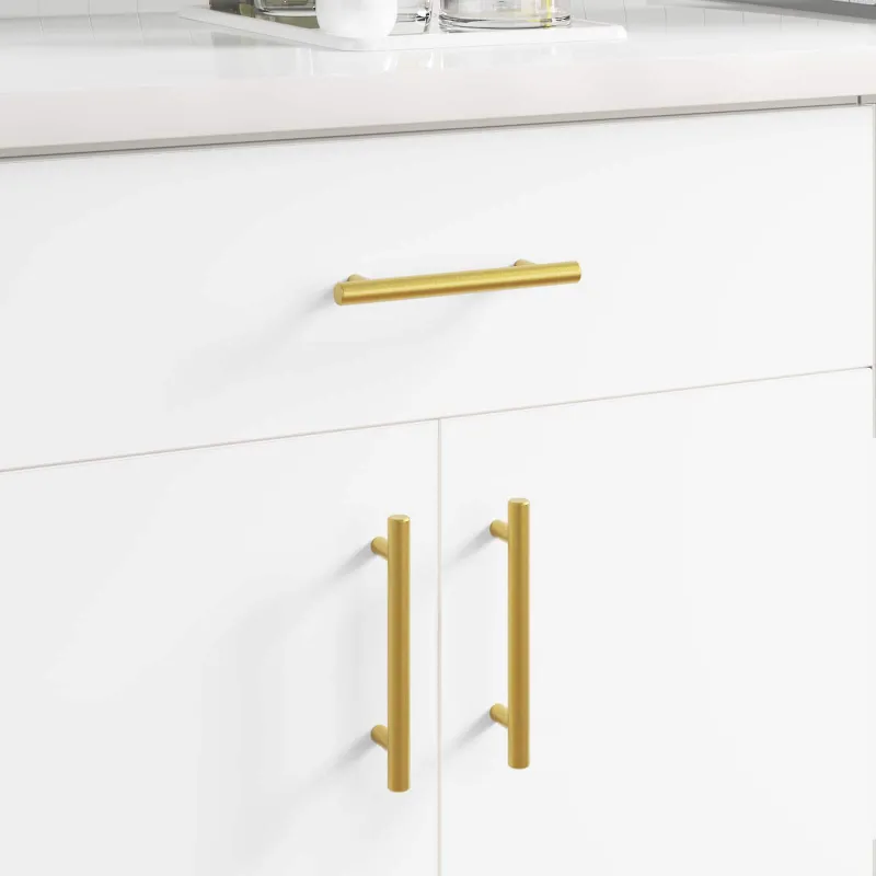 Spintelės rankena 2 pcs Auksinė 150 mm Nerūdijantis Plienas