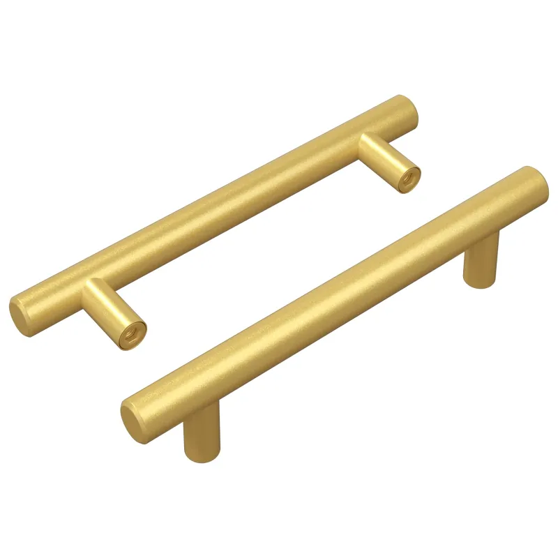 Spintelės rankena 2 pcs Auksinė 150 mm Nerūdijantis Plienas