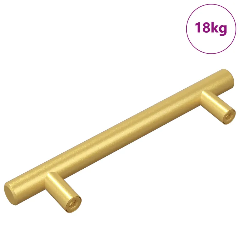 Spintelės rankena 510 pcs Auksinė 150 mm Nerūdijantis Plienas