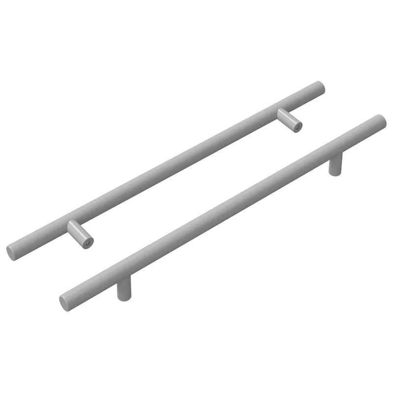 Spintelės rankena 2 pcs Sidabro 300 mm Nerūdijantis Plienas
