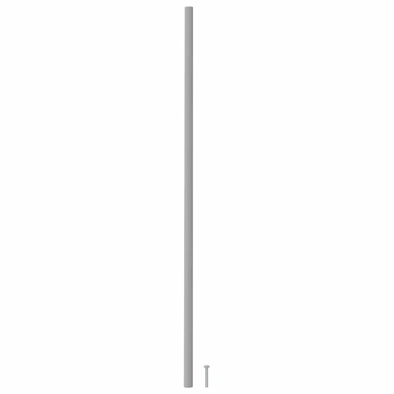 Rankena 2 pcs Sidabro 500 mm Plienas