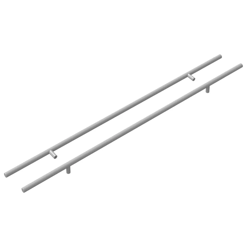 Spintelės rankena 2 pcs Sidabro 700 mm Nerūdijantis Plienas