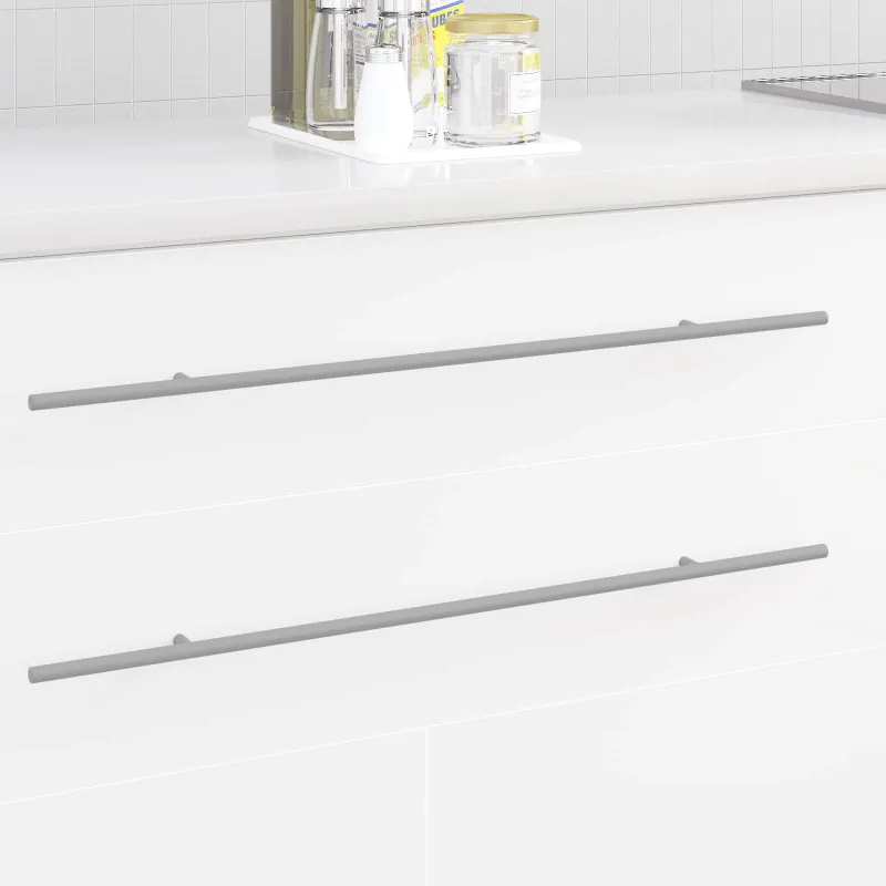 Spintelės rankena 12 pcs Sidabro 700 mm Nerūdijantis Plienas