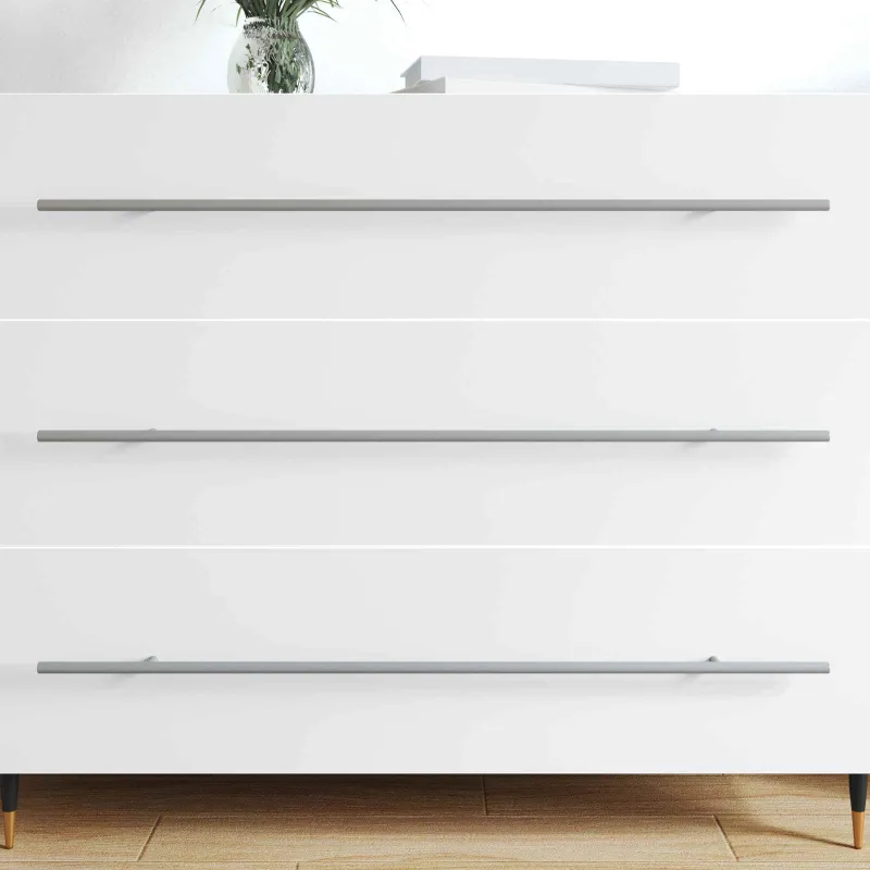 Spintelės rankena 12 pcs Sidabro 800 mm Nerūdijantis Plienas