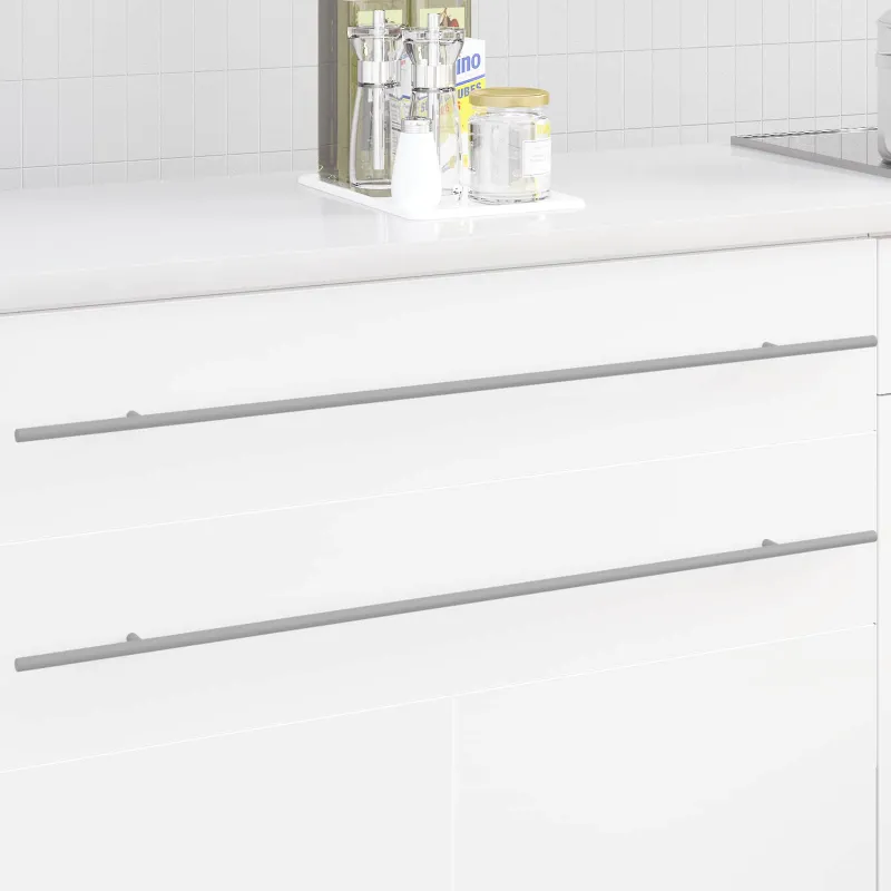 Spintelės rankena 12 pcs Sidabro 900 mm Nerūdijantis Plienas
