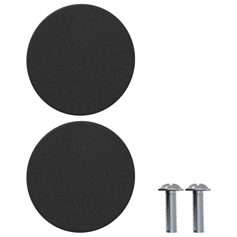 Spintų rankenėlės 2 pcs Juoda M4 x 12 mm Geležis