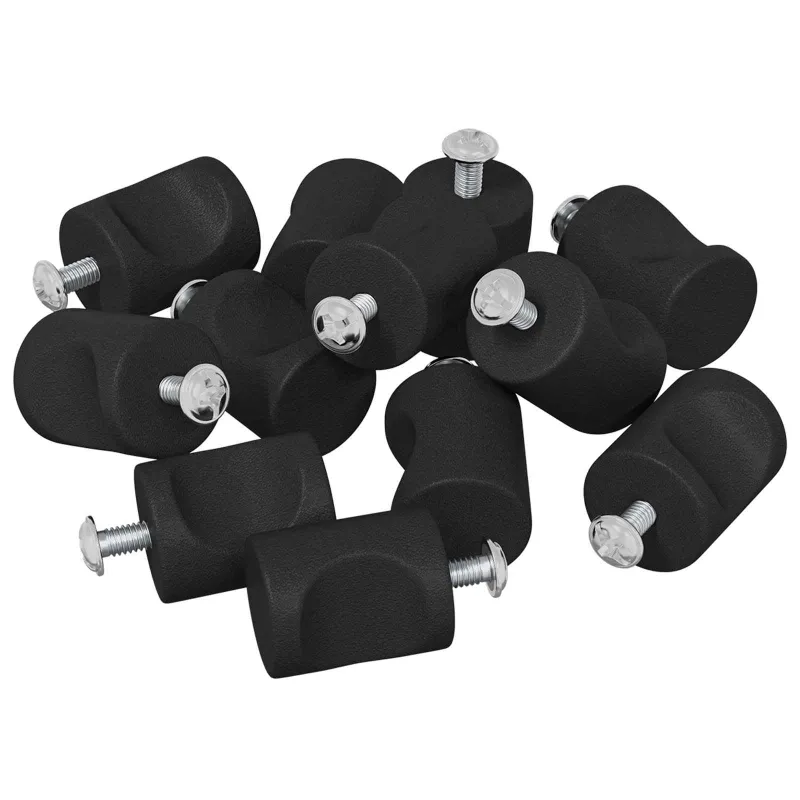 Spyna 12 pcs Juoda 18 x 23 mm Geležis