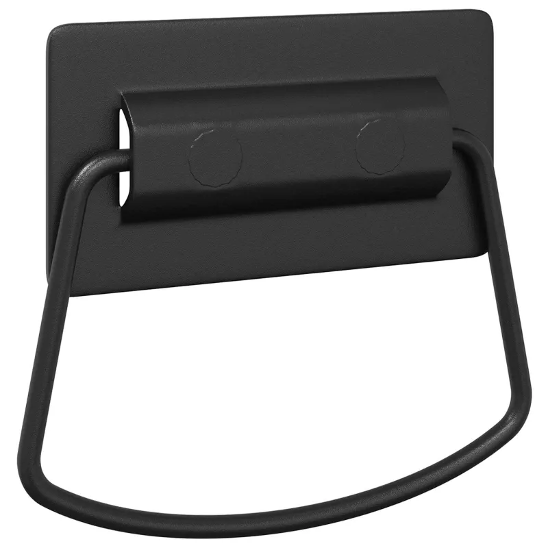 Spintelės Rankenos 12 pcs Juoda 85 x 45 mm Metalas