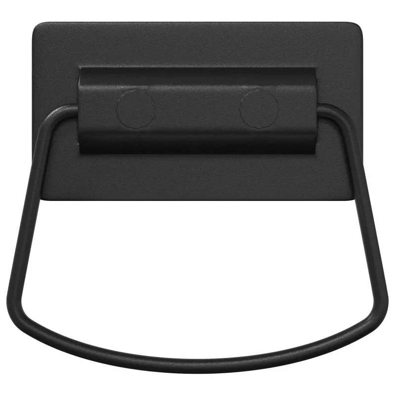 Spintelės Rankenos 12 pcs Juoda 85 x 45 mm Metalas