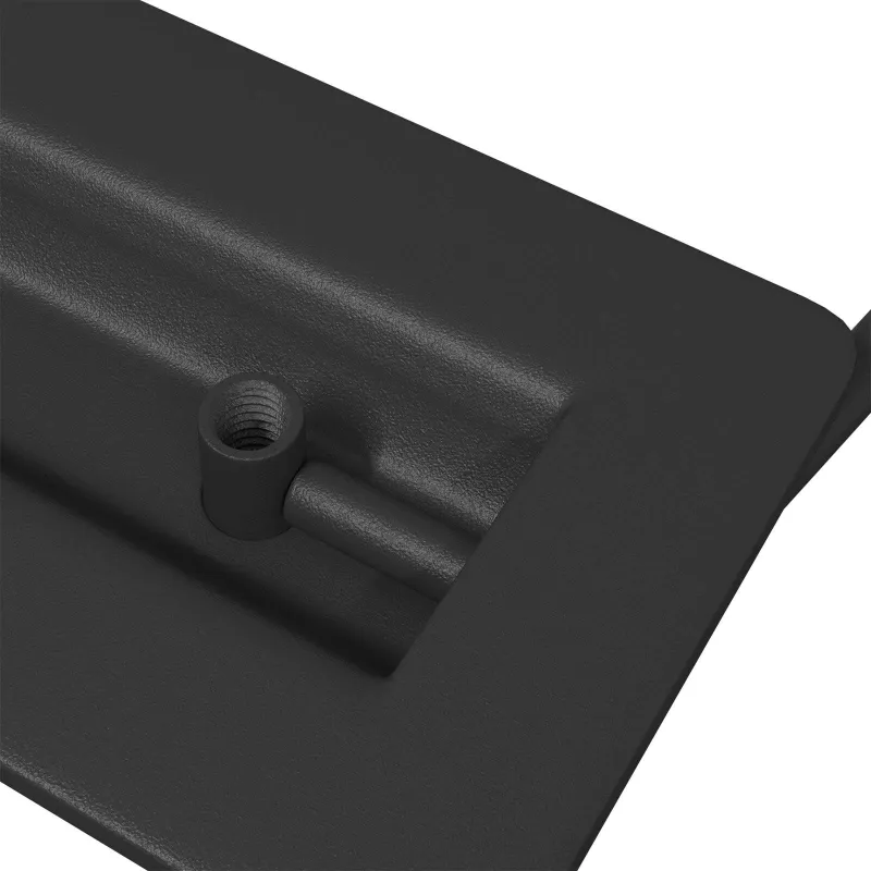 Spintelės Rankenos 12 pcs Juoda 85 x 45 mm Metalas