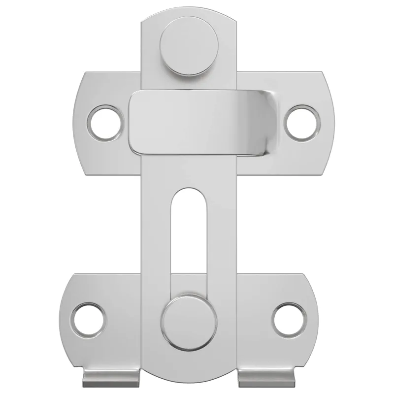 Durų užraktas 2 pcs Sidabro 70 x 8 mm Plienas