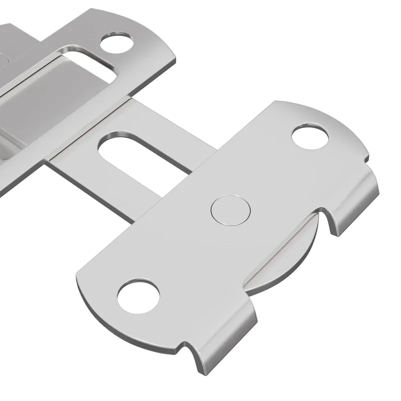 Durų užraktas 423 pcs Sidabro 70 x 8 mm Plienas