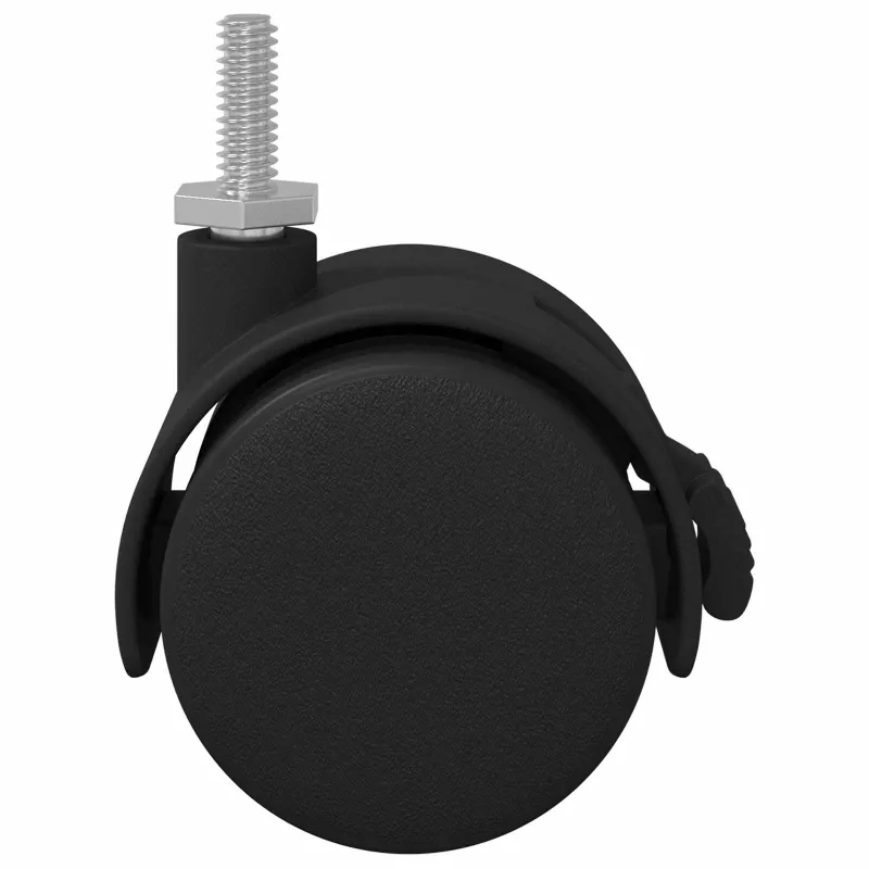 Ratukas 2 pcs Juodas ir sidabrinis 40,1 x 40,1 x 37,8 mm