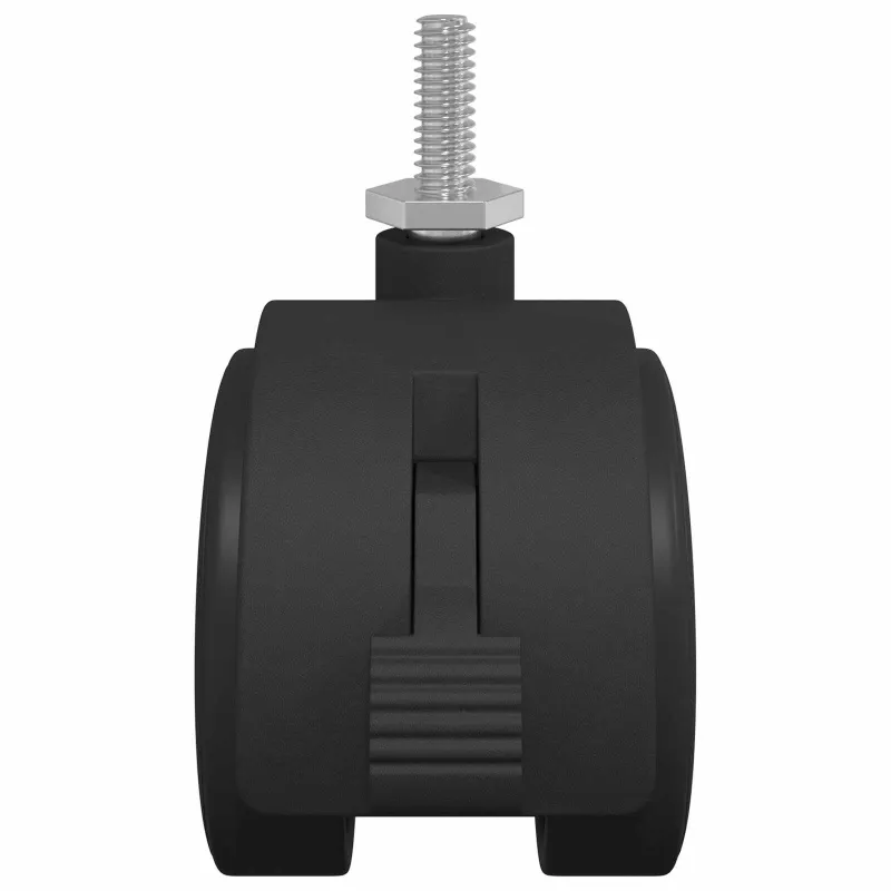 Ratukas 2 pcs Juodas ir sidabrinis 40,1 x 40,1 x 37,8 mm