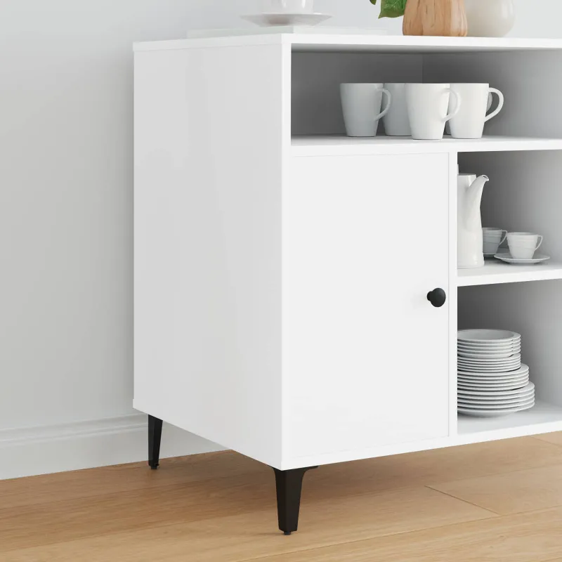 Baldų kojelės 12 pcs Juoda 54,1 x 54,1 x 100 mm Geležis