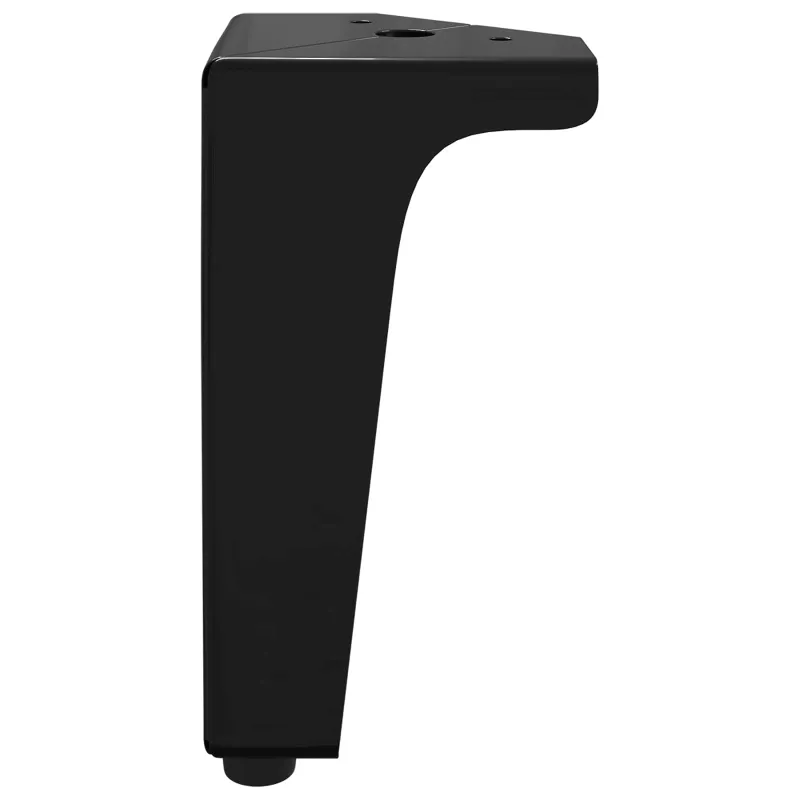 Baldų kojelės 12 pcs Juoda 54,1 x 54,1 x 100 mm Geležis