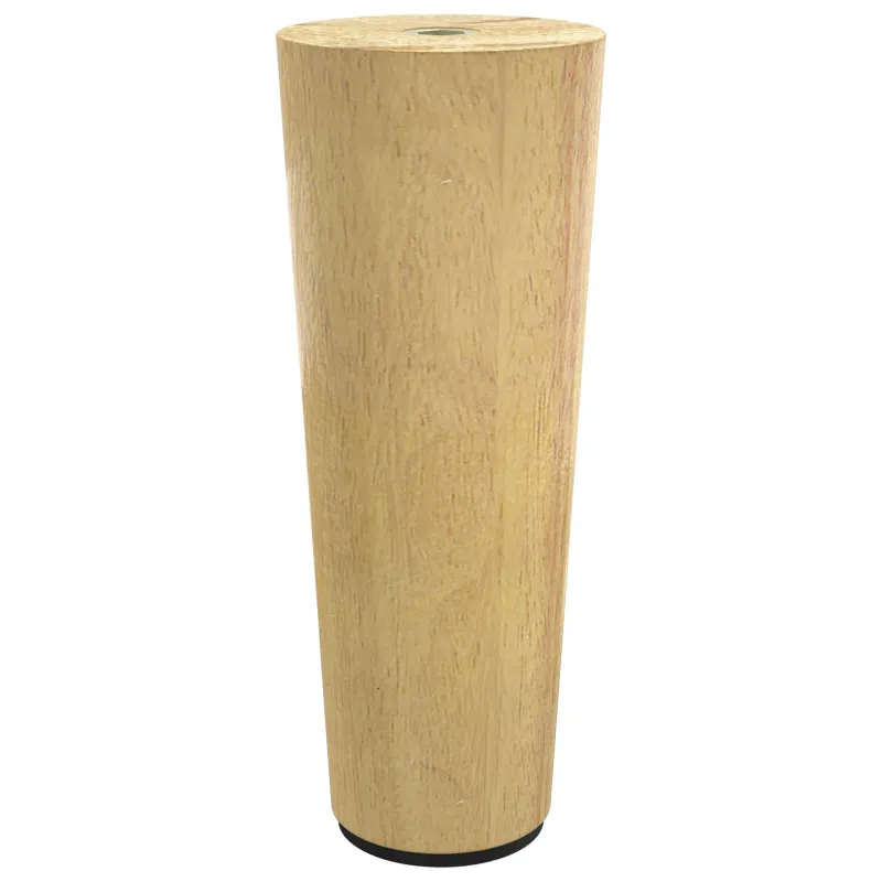 Baldų kojelės 2 pcs Ruda Ø 44 x 100 mm Kietas eukalipto medis