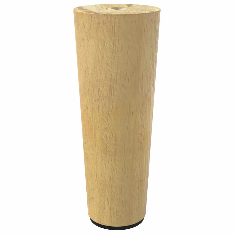 Baldų kojelės 12 pcs Ruda Ø 44 x 100 mm Kietas eukalipto medis