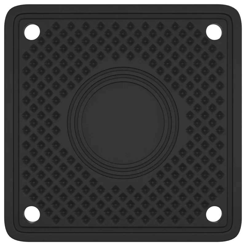 Baldų kojelės Reguliuojamas 2 pcs Balta 64 x 64 x 100 mm PP