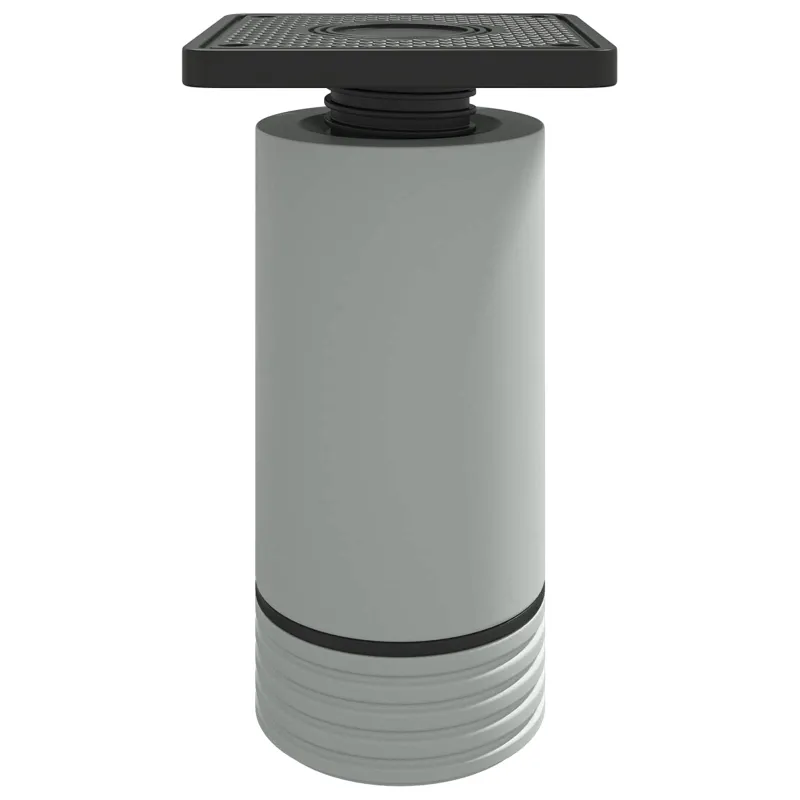 Baldų kojelės Reguliuojamas 12 pcs Balta 64 x 64 x 100 mm PP