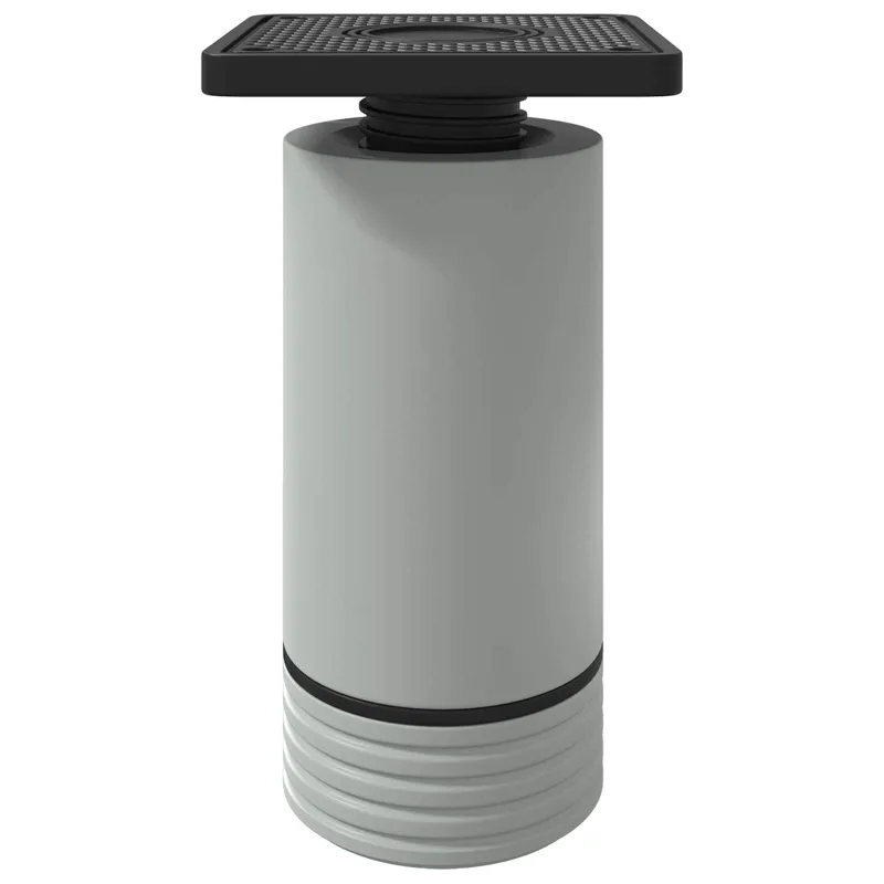 Baldų kojelės Reguliuojamas 12 pcs Balta 64 x 64 x 100 mm PP