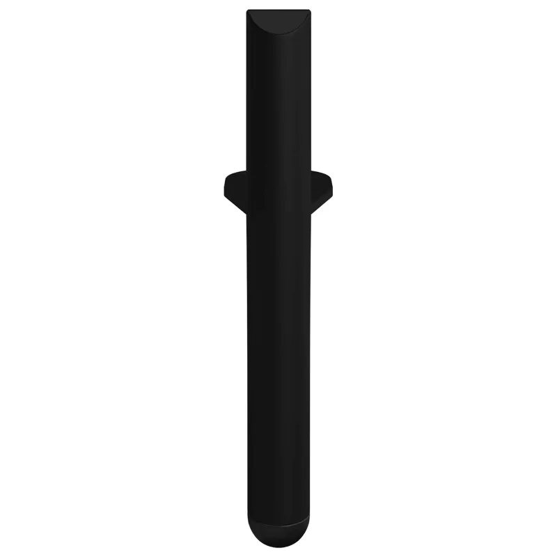 Baldų kojelės 12 pcs Juoda 66 x 36 x 160 mm Geležis