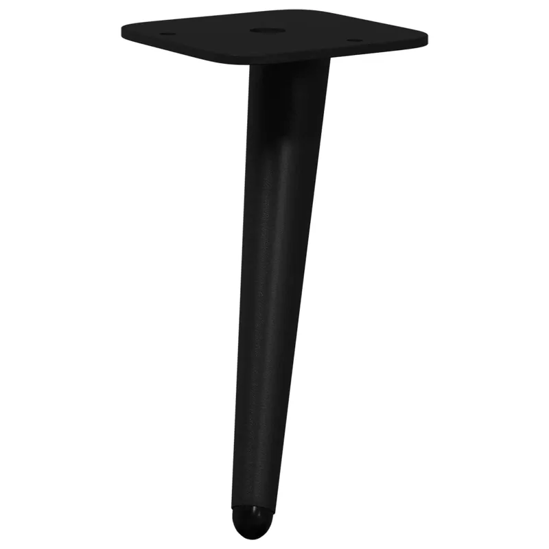 Stovinčios kojos 2 pcs Juoda 56 x 56 x 100 mm Geležis