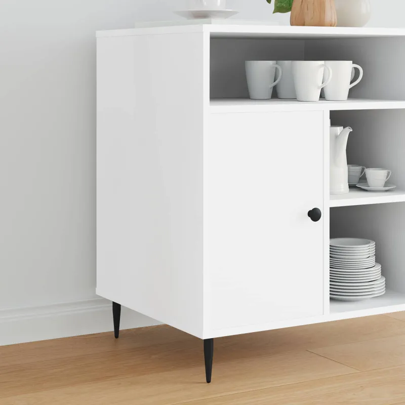 Baldų kojelės 2 pcs Juoda Ø 40 x 98 mm Geležis