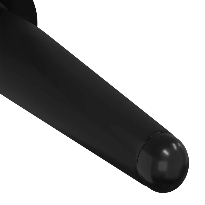 Baldų kojelės 2 pcs Juoda Ø 40 x 98 mm Geležis