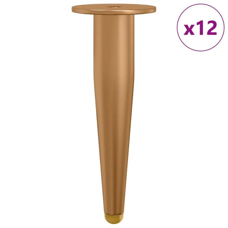 Stovintys kojelės 12 pcs Auksinė 98 x 40 mm Geležis