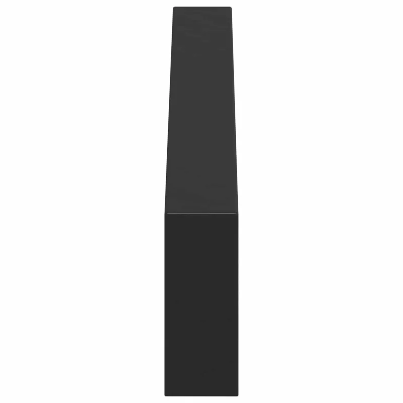 Baldų kojelės 12 pcs Juoda 481 x 40,5 x 100 mm Geležis