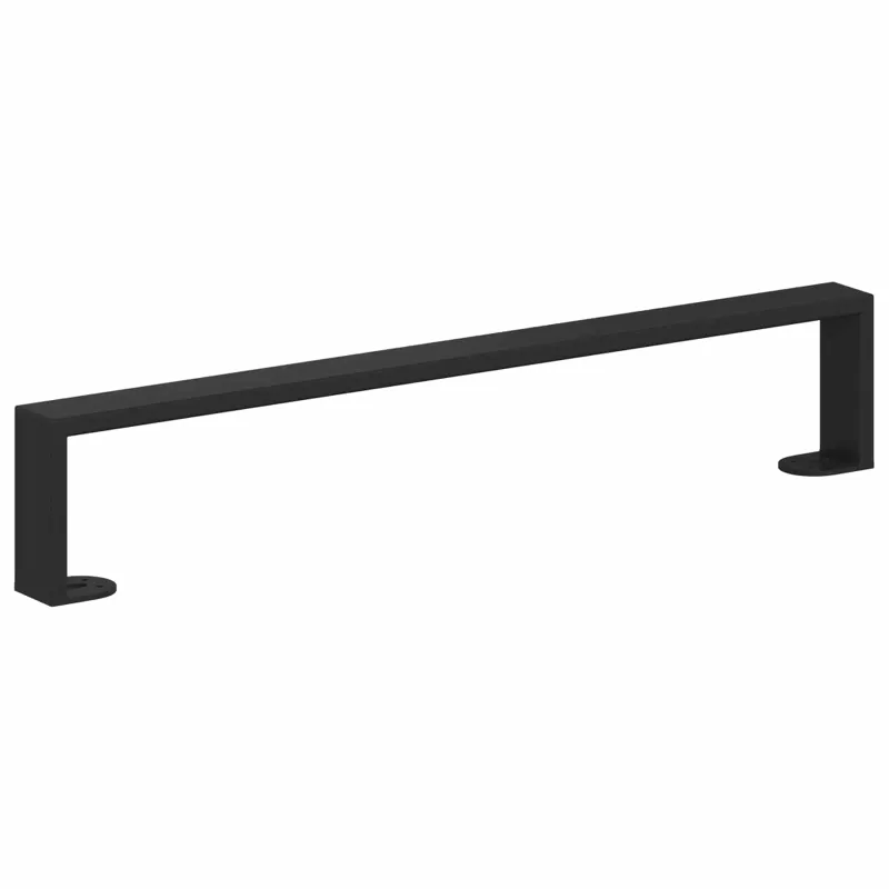 Baldų kojelės 12 pcs Juoda 546 x 40,5 x 100 mm Geležis