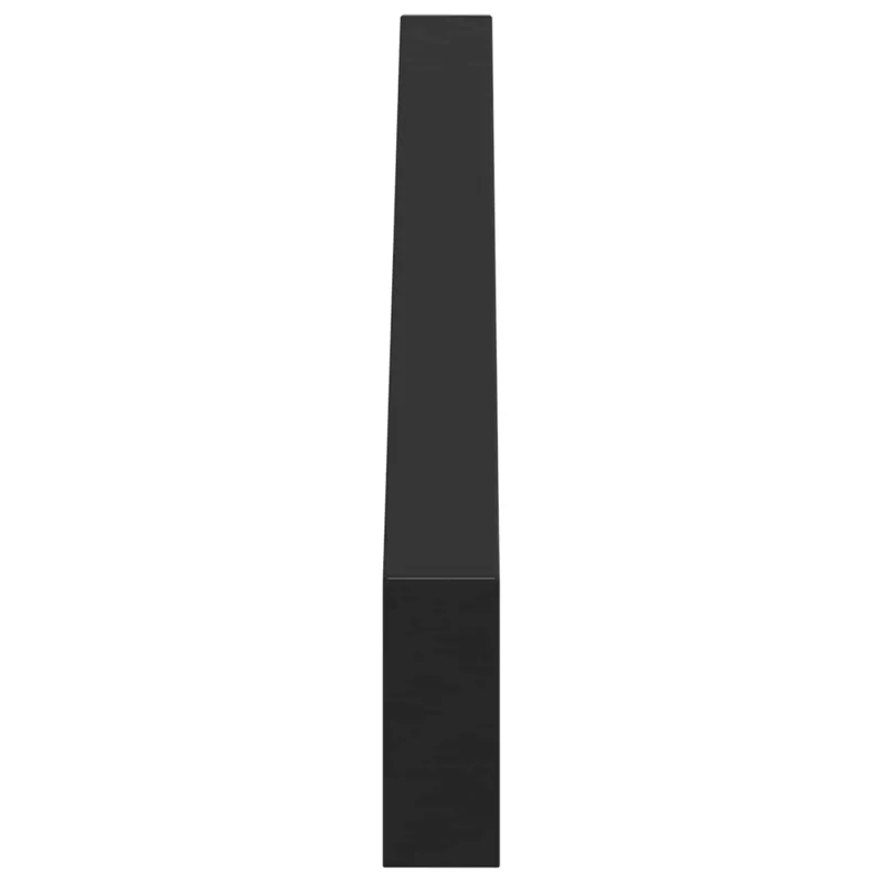 Baldų kojelės 12 pcs Juoda 796 x 40,5 x 100 mm Geležis