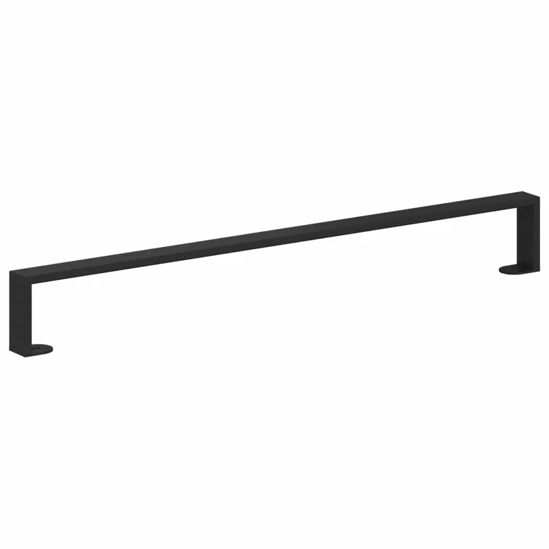 Baldų kojelės 12 pcs Juoda 796 x 40,5 x 100 mm Geležis