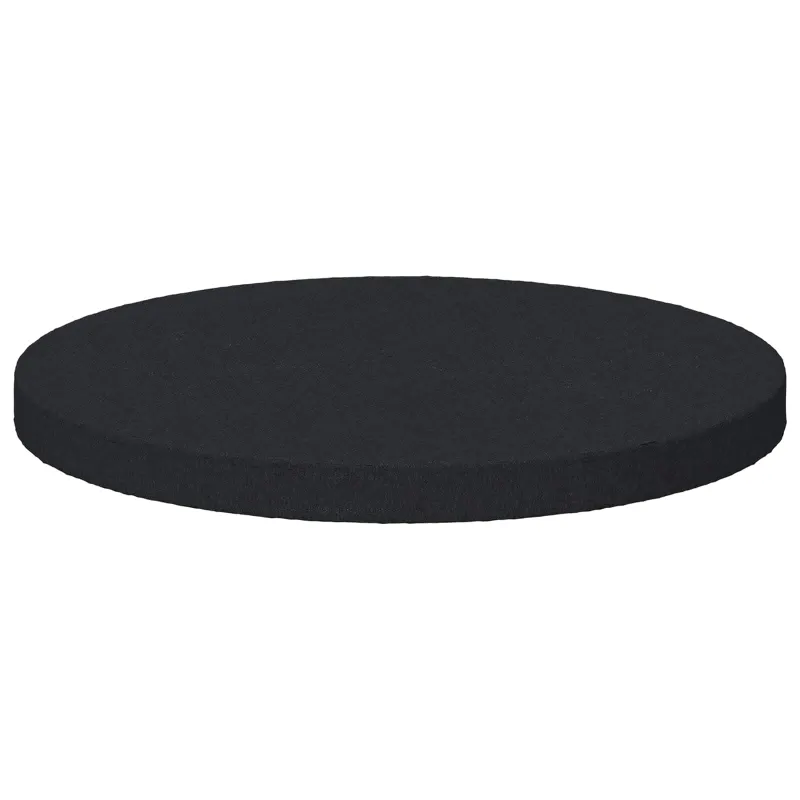 Baldų kojų pagalvėlės 2 pcs Juoda Ø 30 x 2 mm EVA