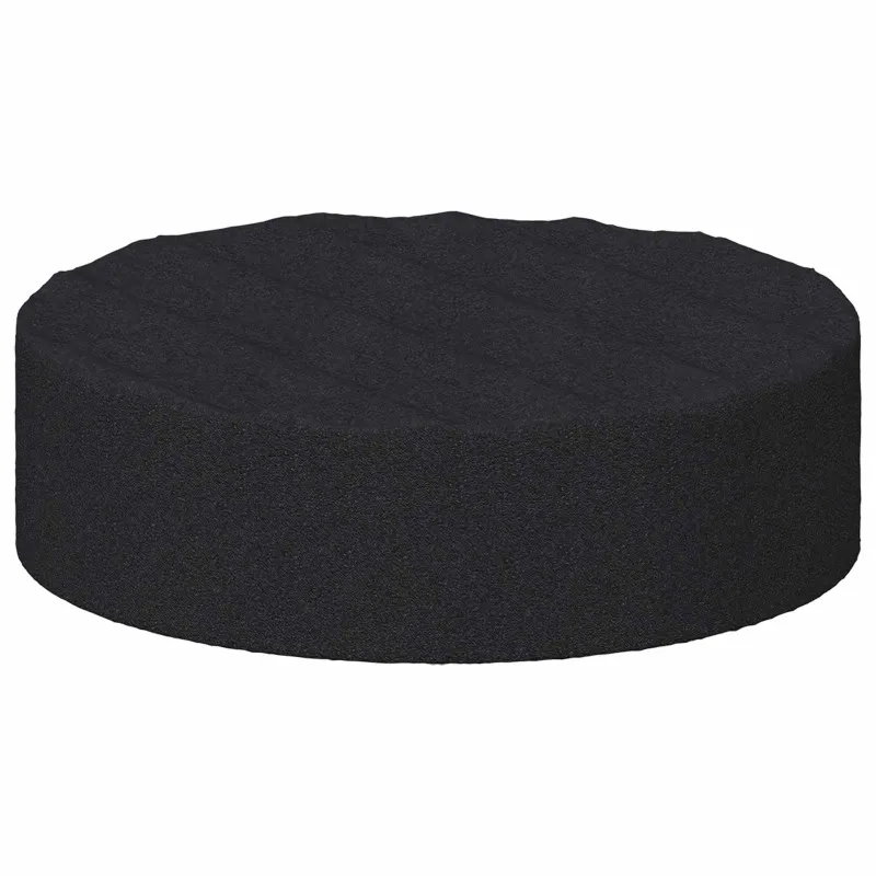 Baldų kojų pagalvėlės 2 pcs Juoda Ø 14 x 4 mm EVA