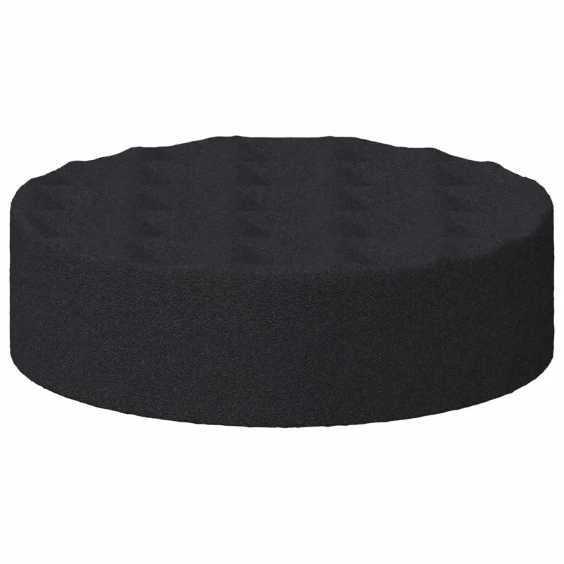 Baldų kojų pagalvėlės 2 pcs Juoda Ø 14 x 4 mm EVA