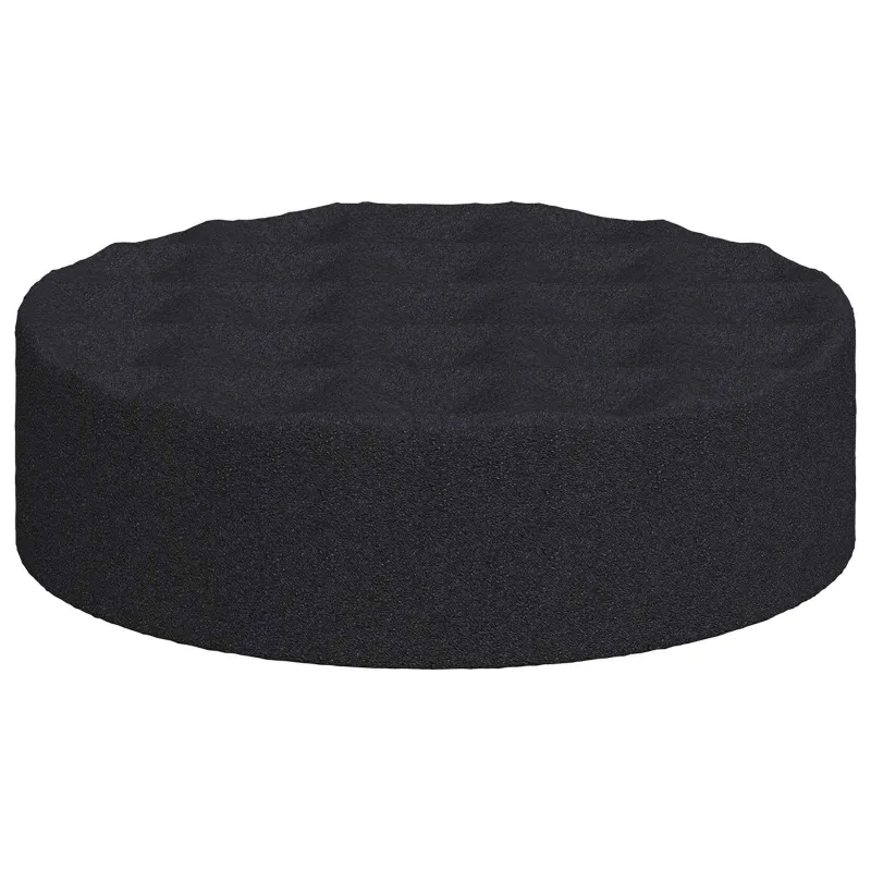 Baldų kojų pagalvėlės 2 pcs Juoda Ø 14 x 4 mm EVA