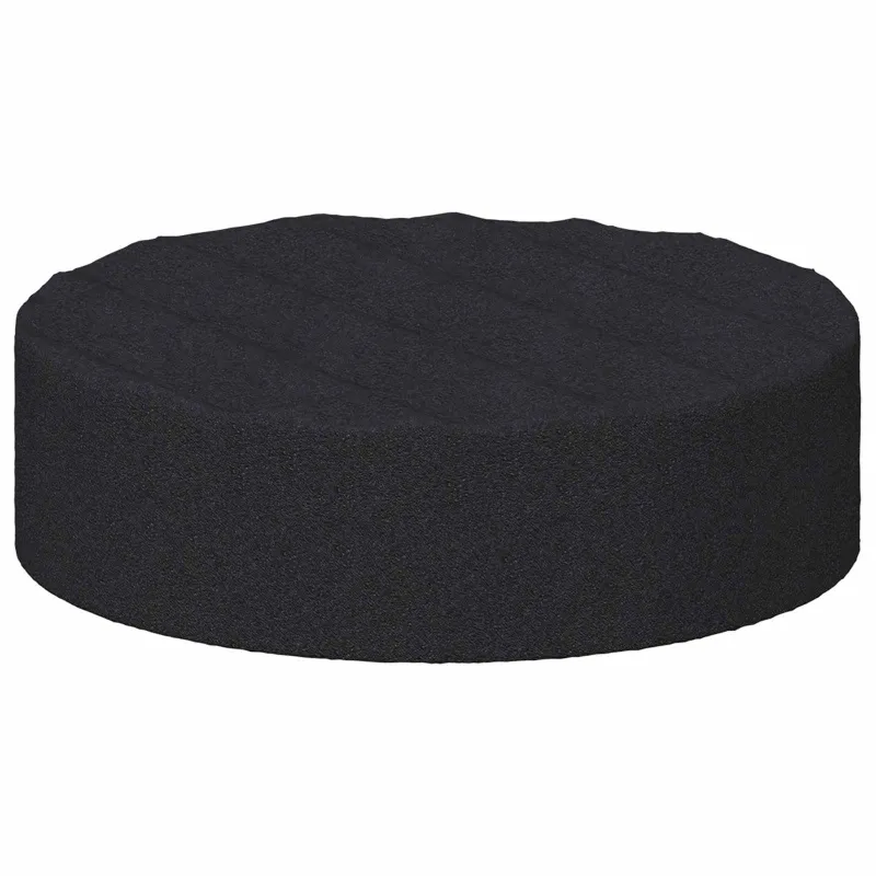Baldų kojų pagalvėlės 2 pcs Juoda Ø 14 x 4 mm EVA