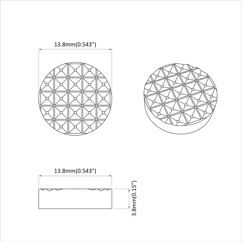 Baldų kojų pagalvėlės 2 pcs Juoda Ø 14 x 4 mm EVA