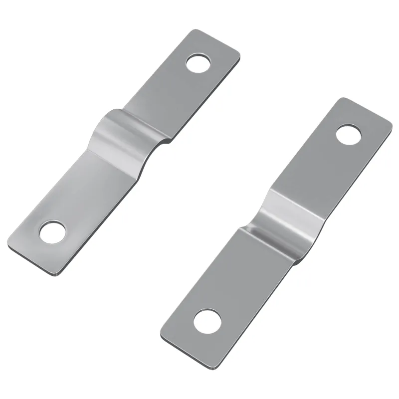 Smūgio įdėklas 2 pcs Sidabro 50 x 10 x 1,2 mm Geležis