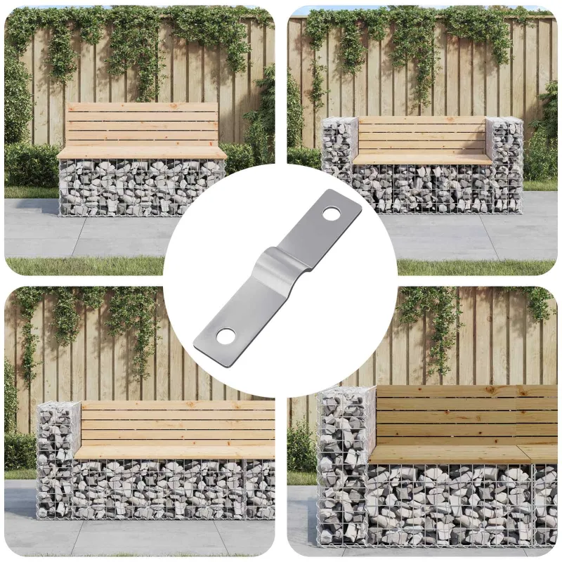 Smūgio įdėklas 12 pcs Sidabro 50 x 10 x 1,2 mm Geležis