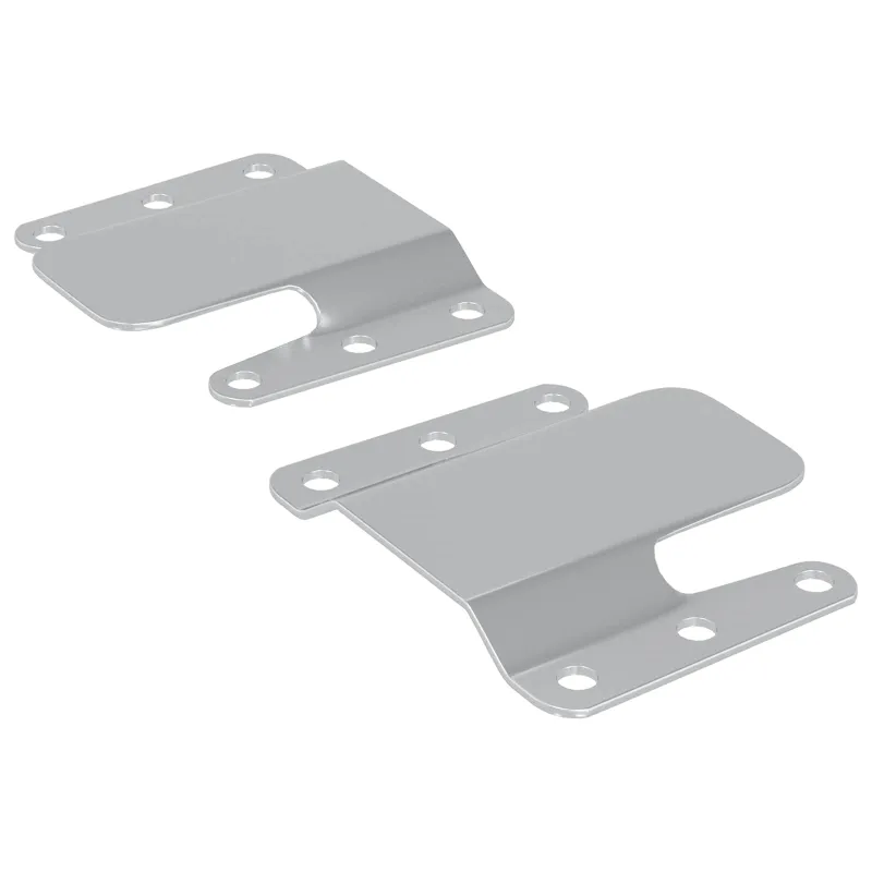 Lygaus montavimo laikiklis 2 pcs Sidabro 75 x 66 x 1,4 mm