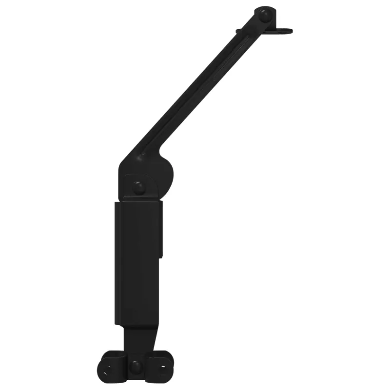 Dangčio atramos vyris 12 pcs Juoda 192 x 32 x 50 mm Plienas