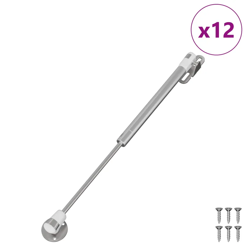 Hidraulinė dujų spyruoklė 12 pcs Sidabro 280 x 17 x 16 mm